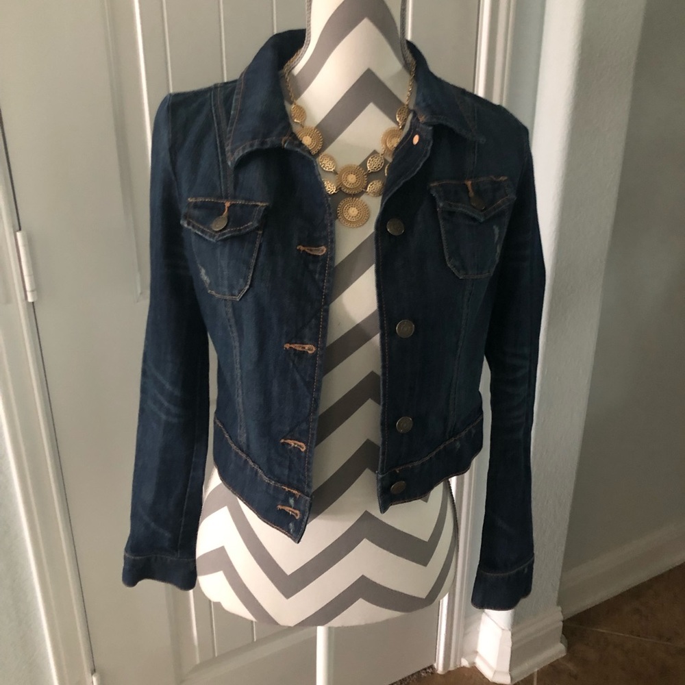 Old navy denim jacket.
